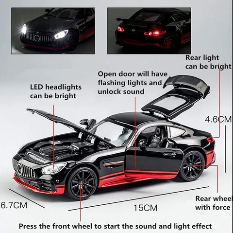Mercedes Amg Gt R Diecast Scale Model Car