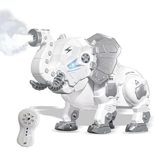 Remote Control Elephent With Smoke & Spray