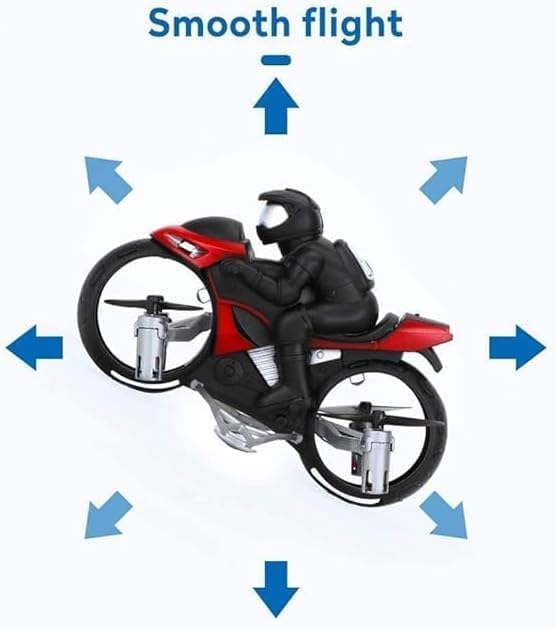 RC Flying Motorcycle Land & Air Dual Mode