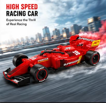 Drift GO Formula RC Car for Kids with Smoke