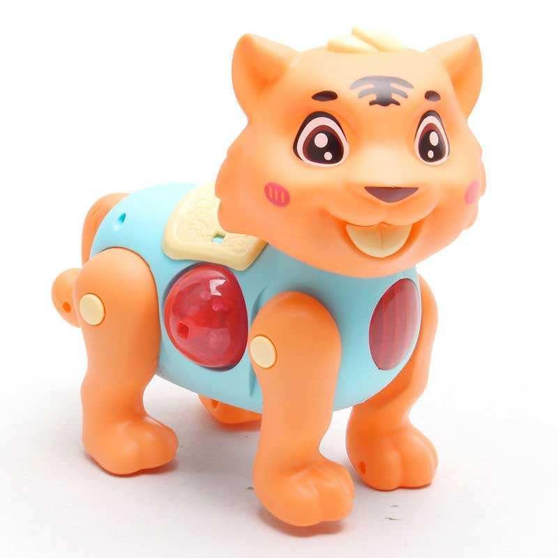 Electric Cute Pet Cat Tiger Toy with Music
