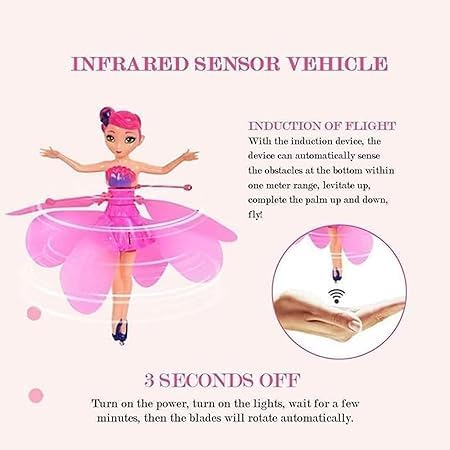Trendy Magical Hand Sensor Control Flying  Doll For Girls