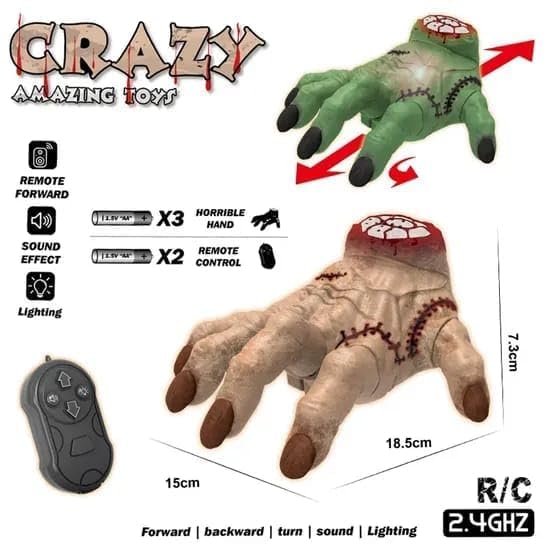 Remote Control Walking Zombie Hand Toy
