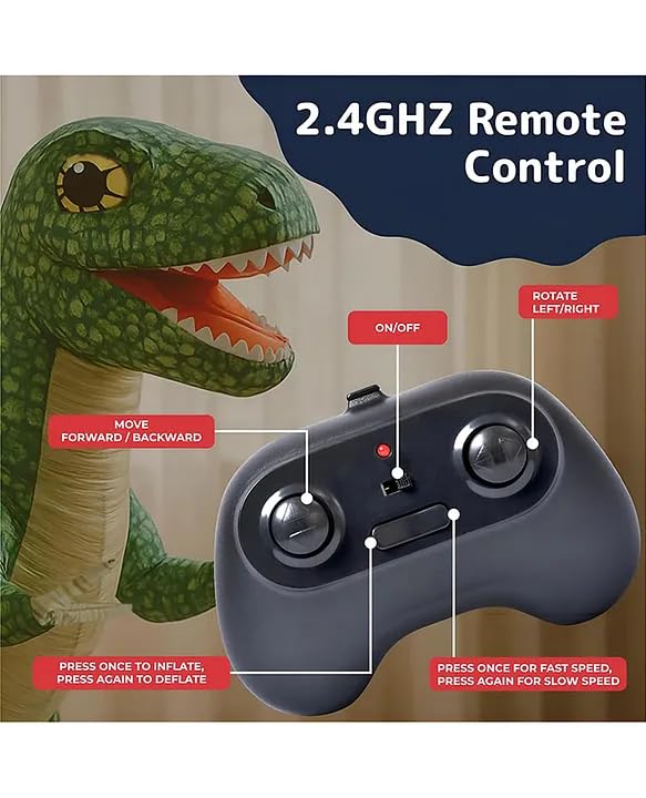 Remote Control Inflatable Dinosaur
