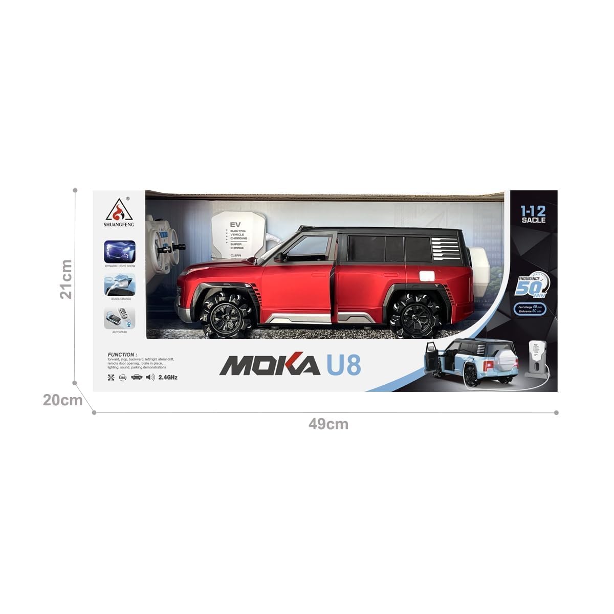 Moka U8 1:12 Scale RC Electric SUV