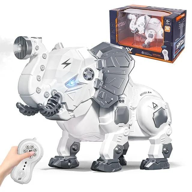 Remote Control Elephent With Smoke & Spray