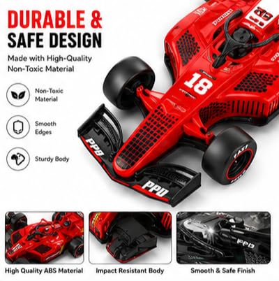Drift GO Formula RC Car for Kids with Smoke