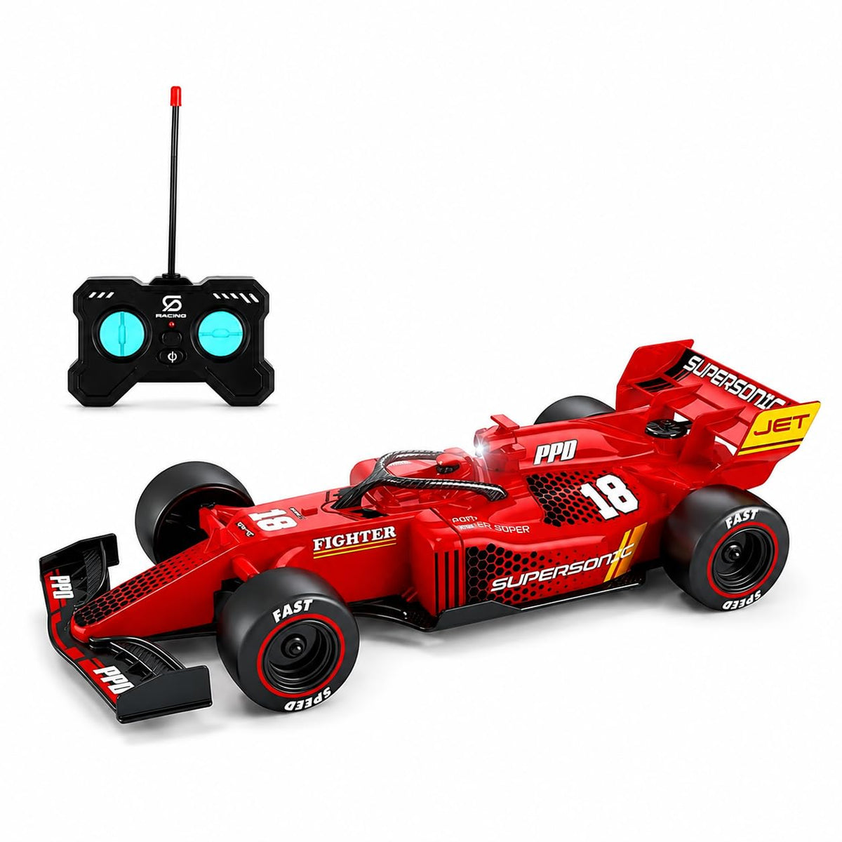 Drift GO Formula RC Car for Kids with Smoke
