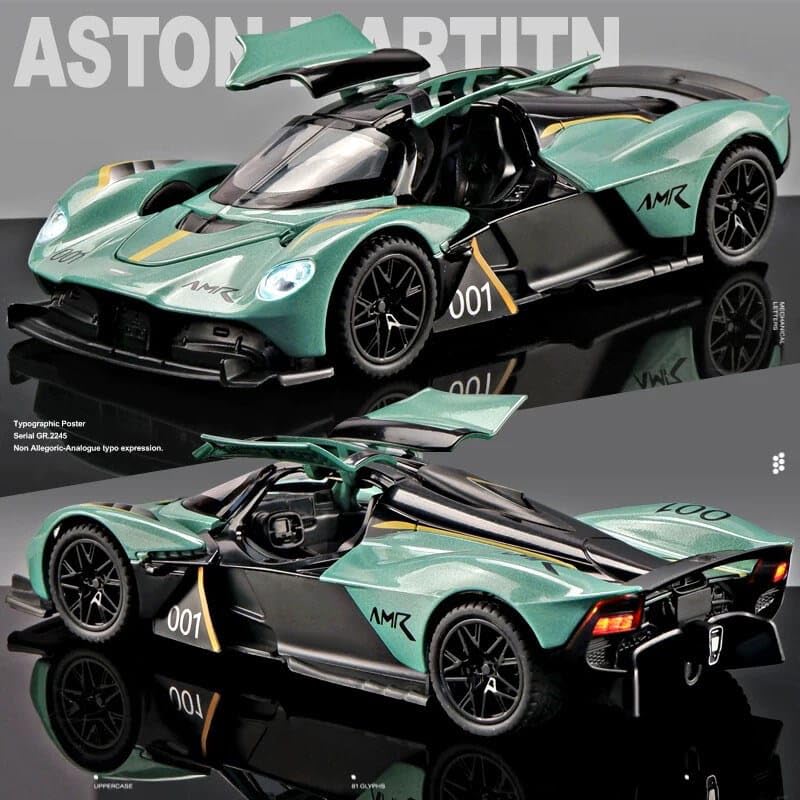 Aston Martin Valkyrie AMR 001 Diecast Metal Car