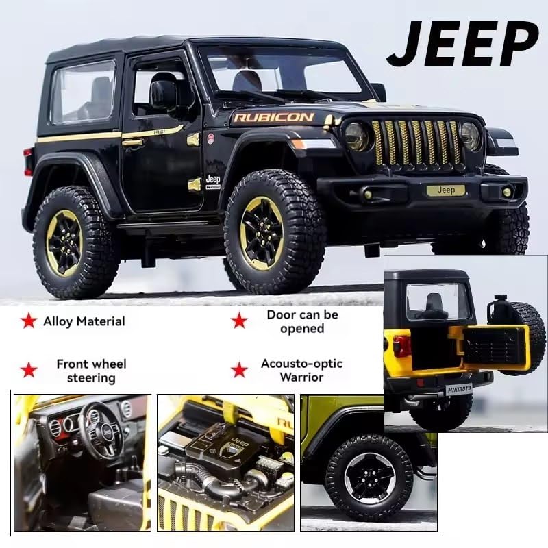 Jeep Wrangler Rubicon Diecast Model Car