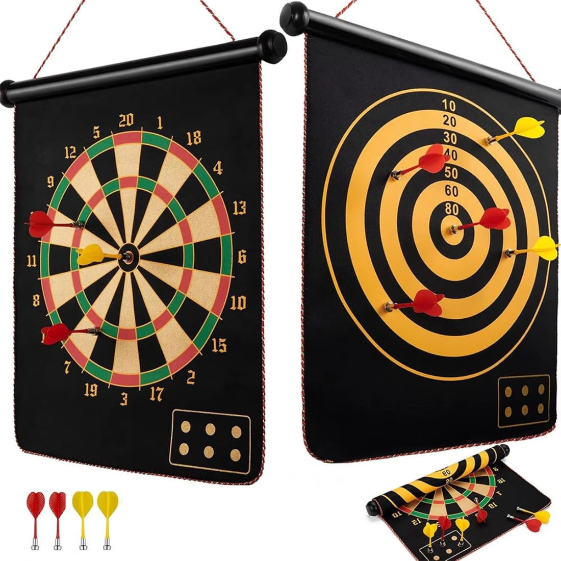 Mashes Magnetic Dart Board Game for Kids & Family