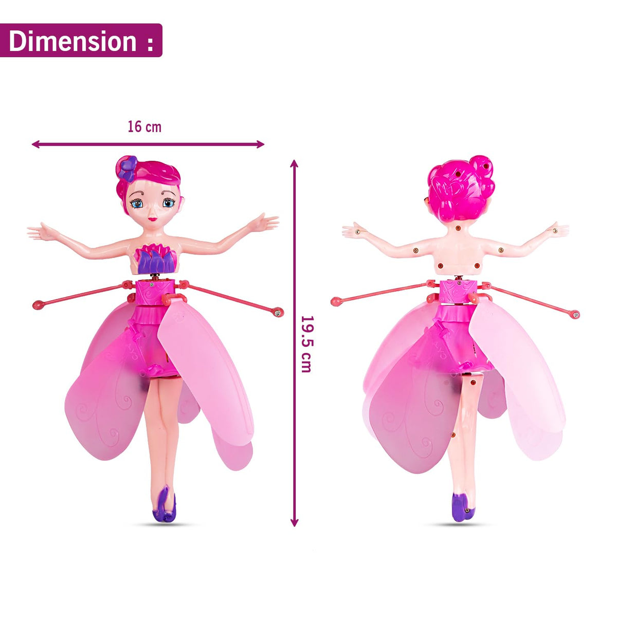 Trendy Magical Hand Sensor Control Flying  Doll For Girls