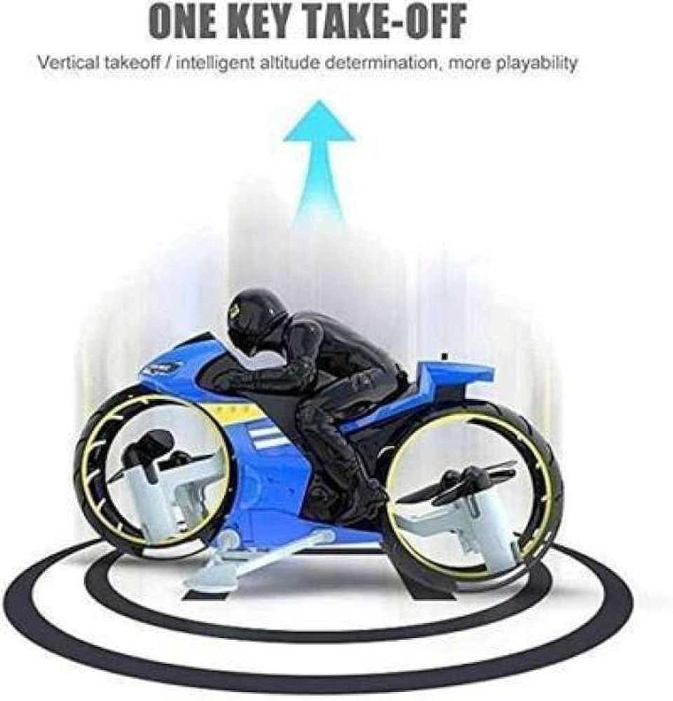 RC Flying Motorcycle Land & Air Dual Mode