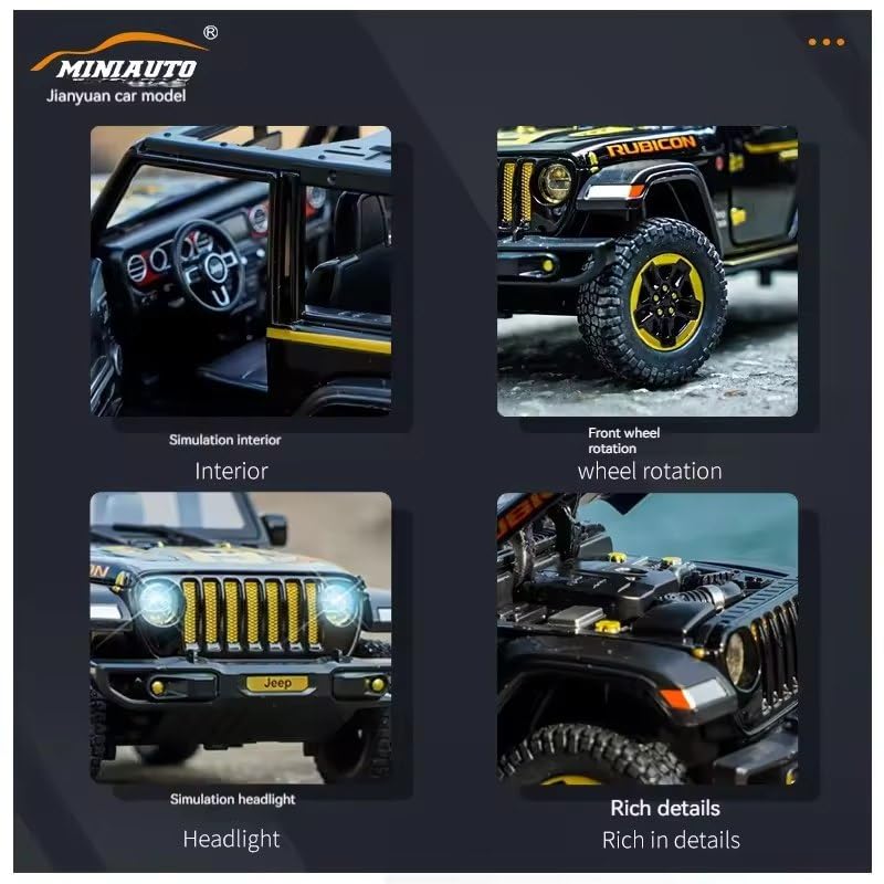 Jeep Wrangler Rubicon Diecast Model Car