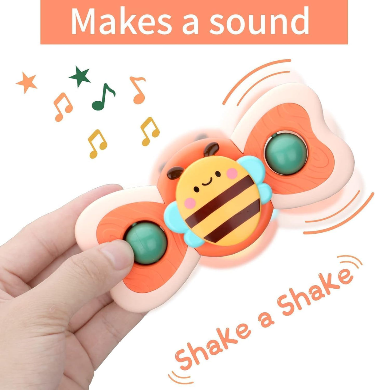 Baby Bath Toys Spinner Toy 3 PCS