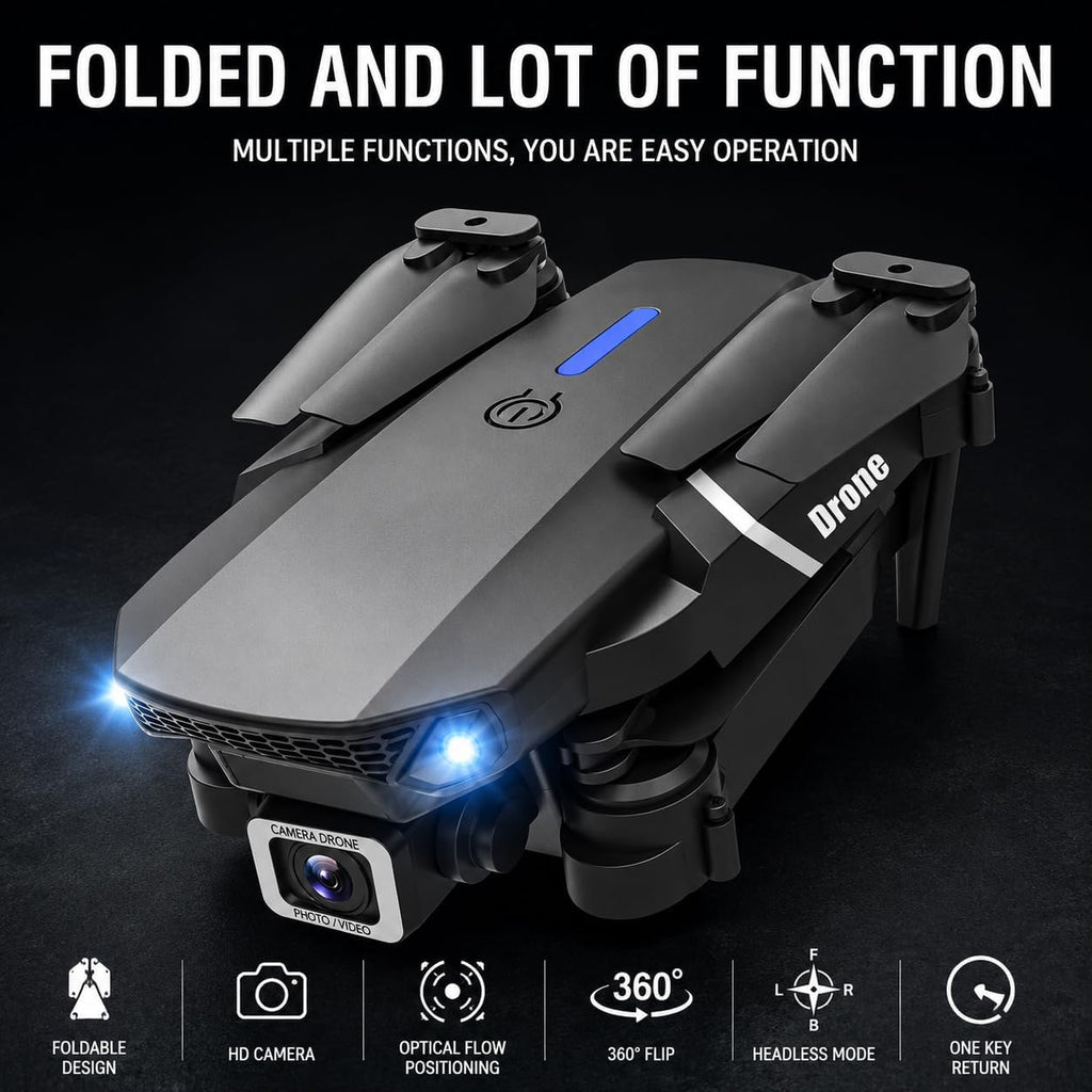 E-88 Drone Pro Max Black