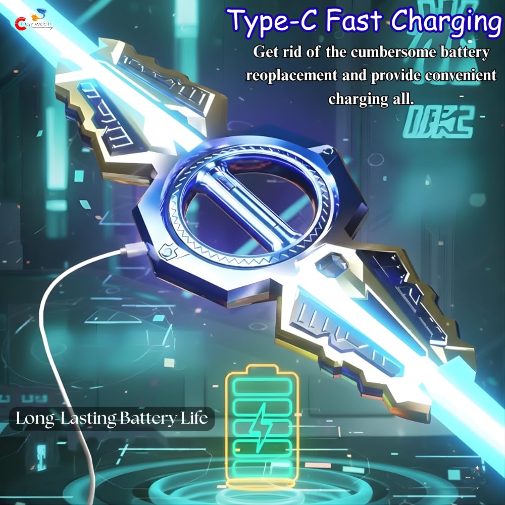 Fire Piral Sword Double Edged Rotating