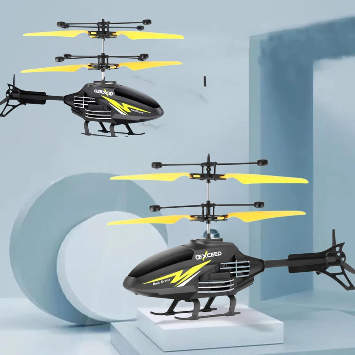 Outdoor Flying Helicopter with Hand Induction Watch