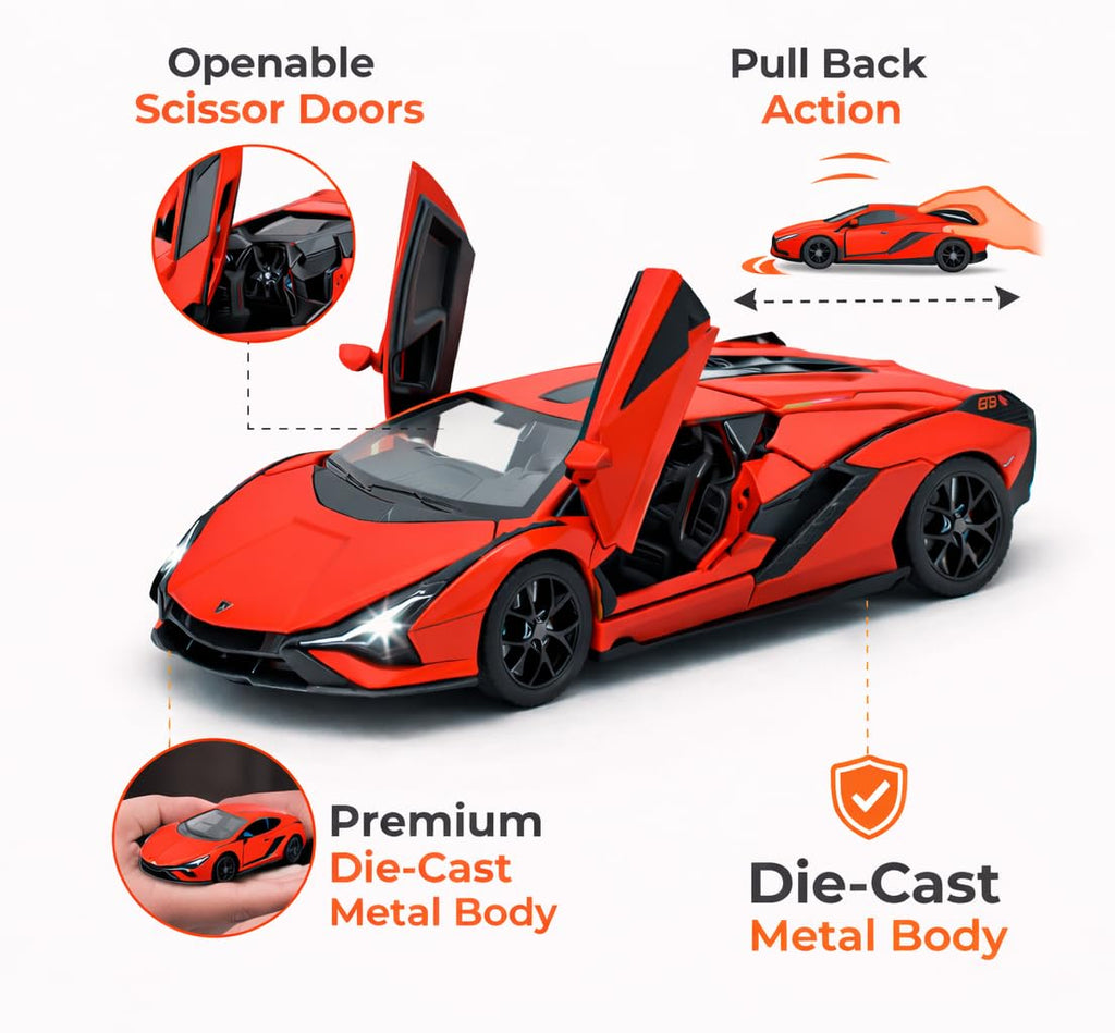 Lamborghini Toy Diecast Metal Model Car