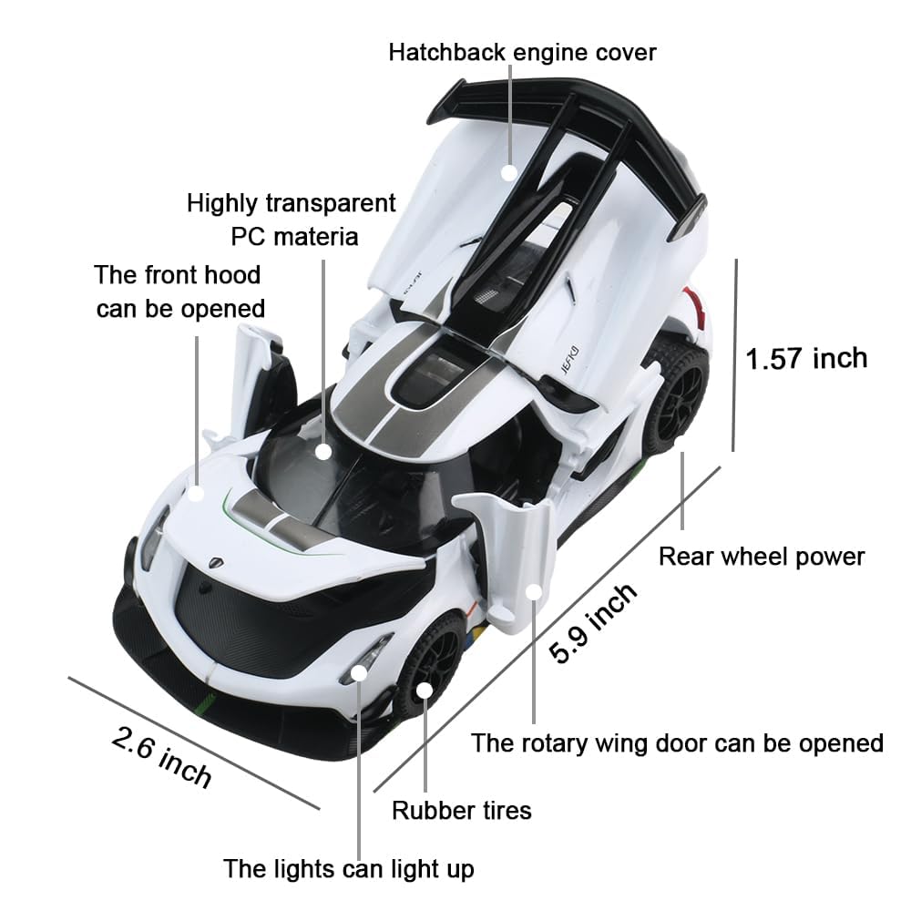 Jesko Die Cast Metal Car Toy
