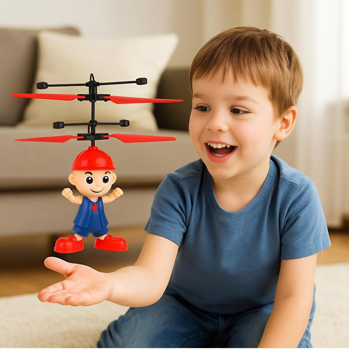 Flying Toy Hand Sensor Helicopter Boy