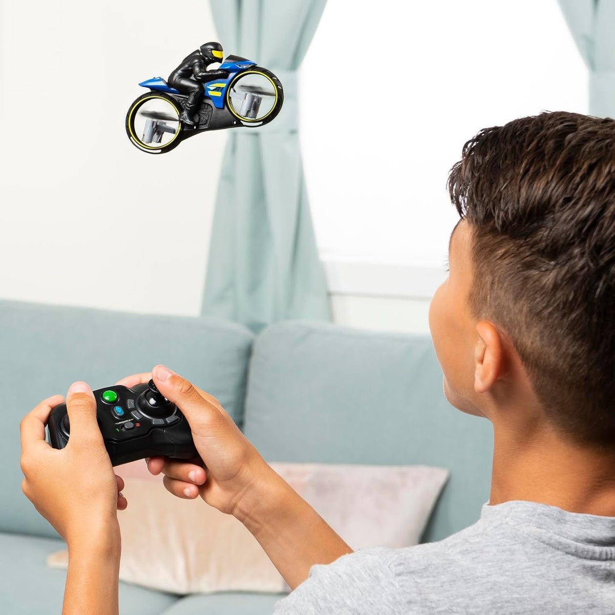 RC Flying Motorcycle Land & Air Dual Mode