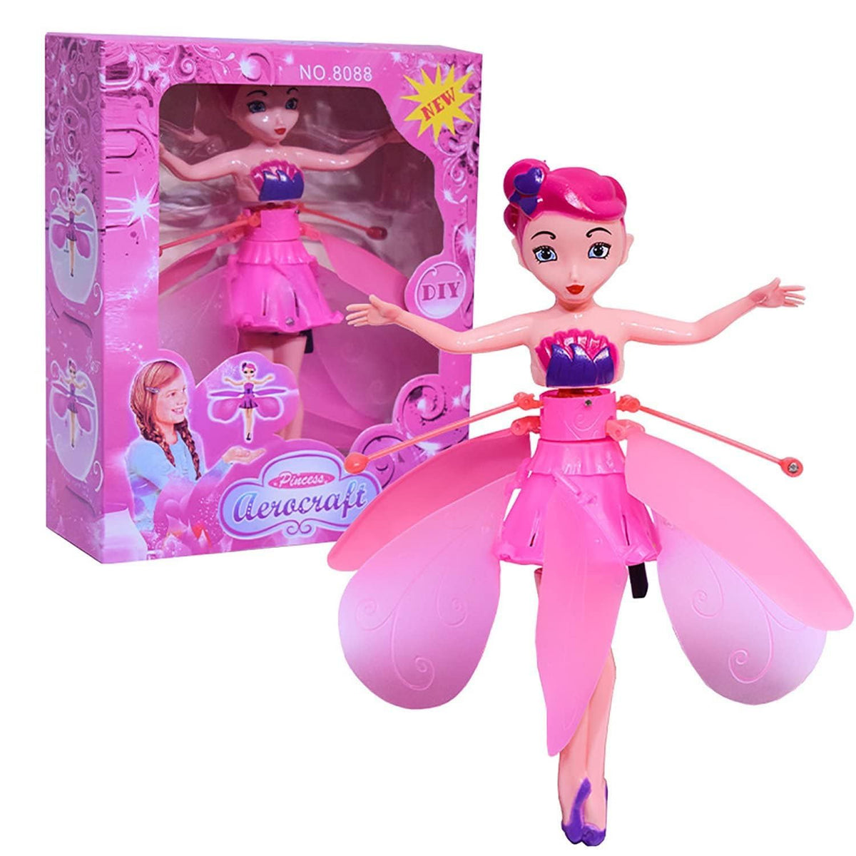 Trendy Magical Hand Sensor Control Flying  Doll For Girls