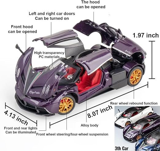 Pagani Huayra Exclusive Alloy Metal  Diecast Car