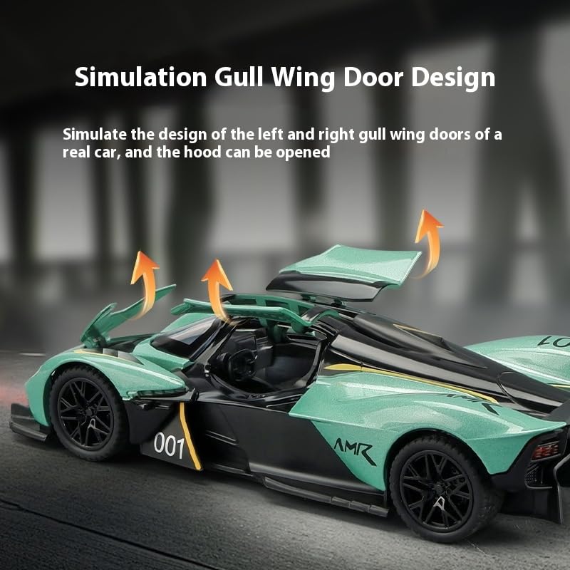 Aston Martin Valkyrie AMR 001 Diecast Metal Car