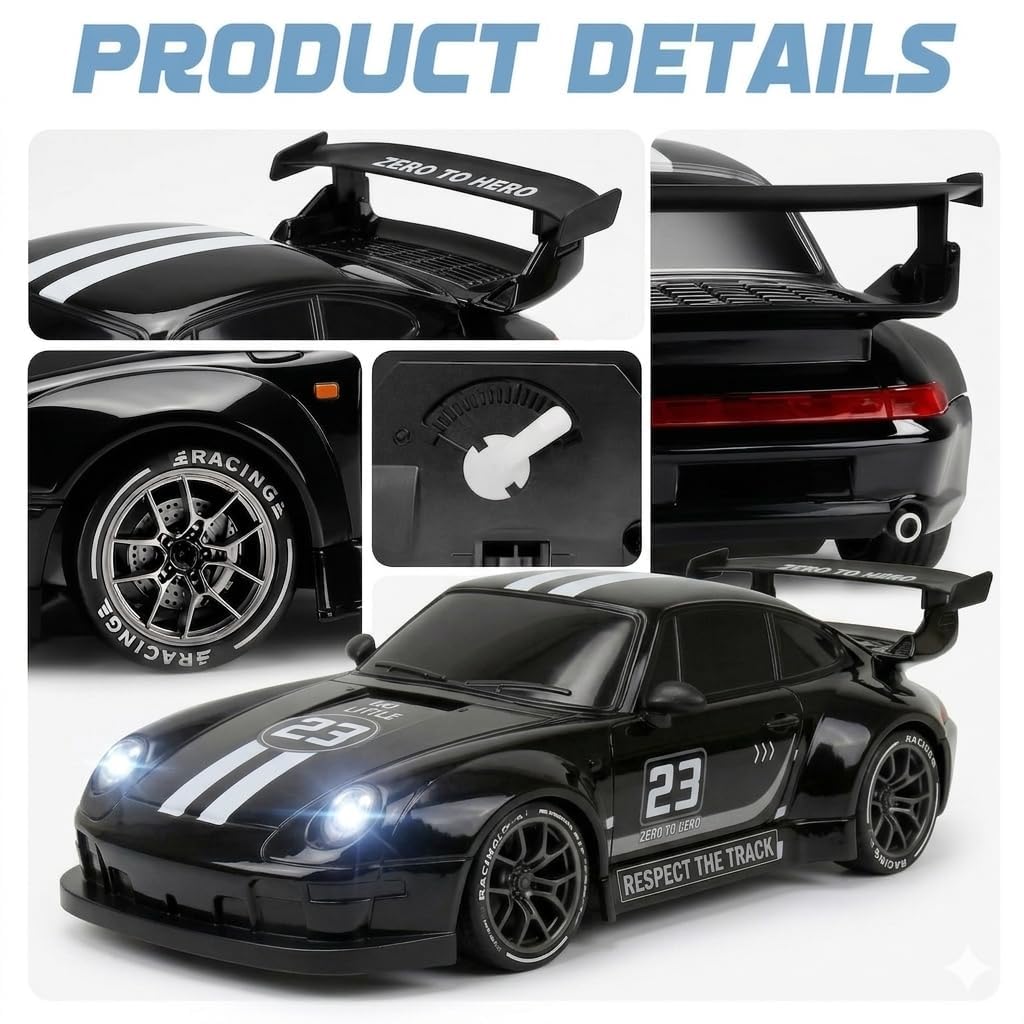 Porsche RC Drift Car Light & Sound