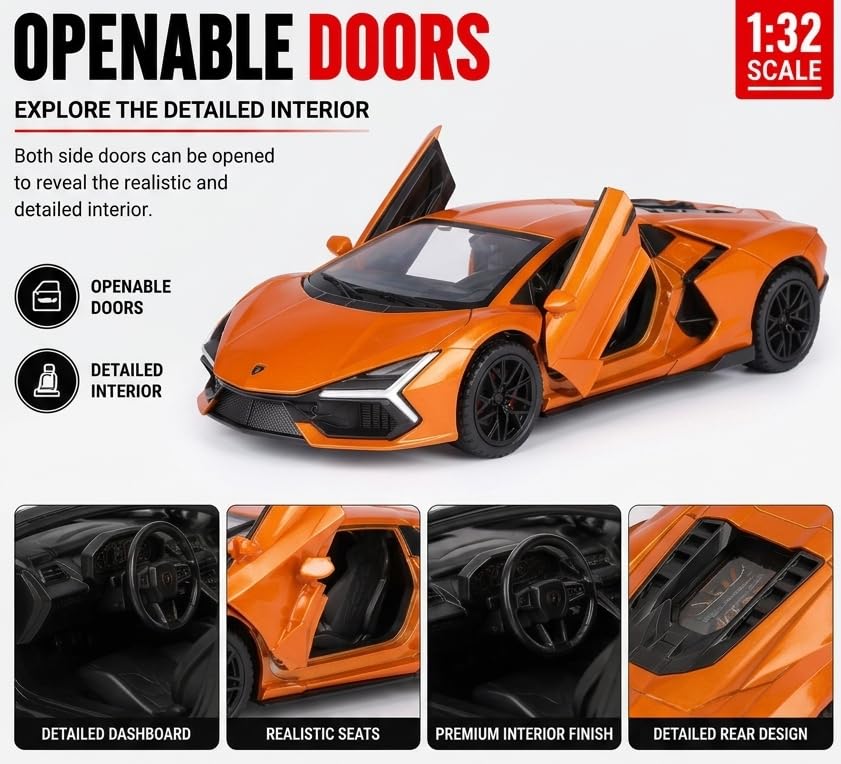 Lamborghini Revuelto Toy Car