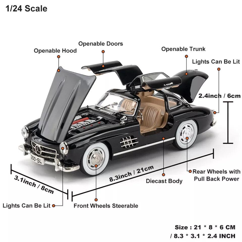 Mercedes-Benz 300SL Diecast Scale Model Car