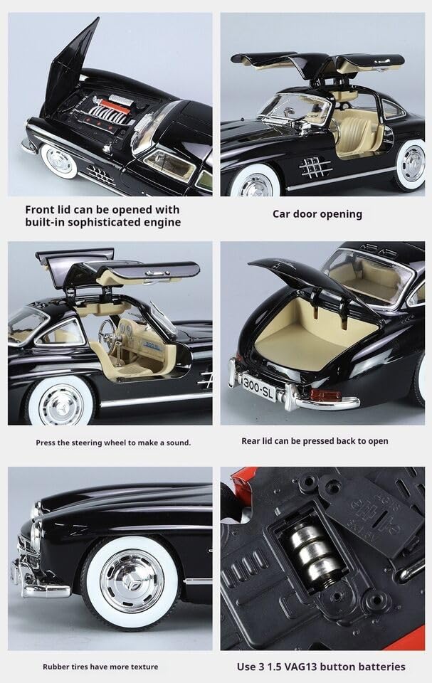 Mercedes-Benz 300SL Diecast Scale Model Car