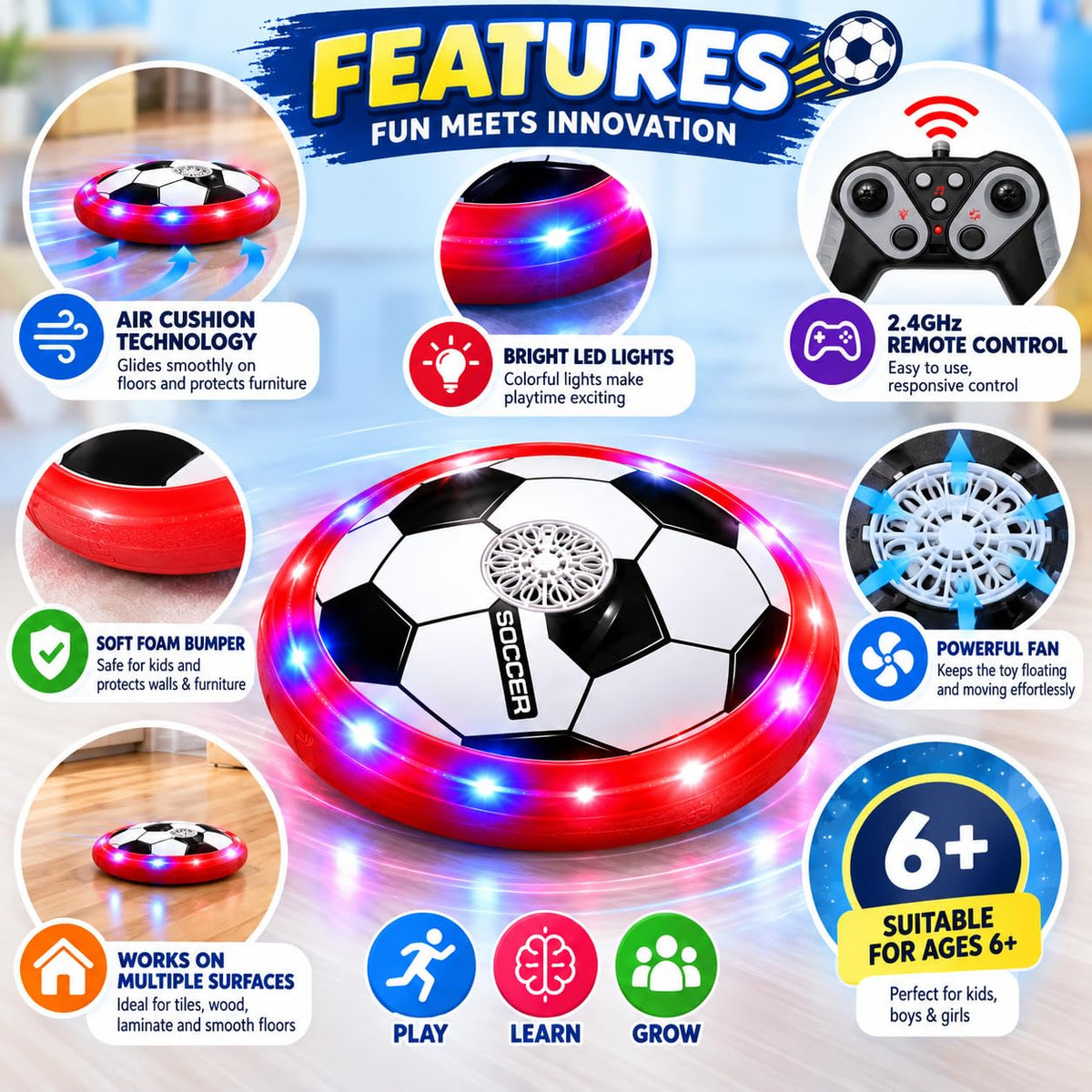 Bubble Car Remote Control Toy for Kids