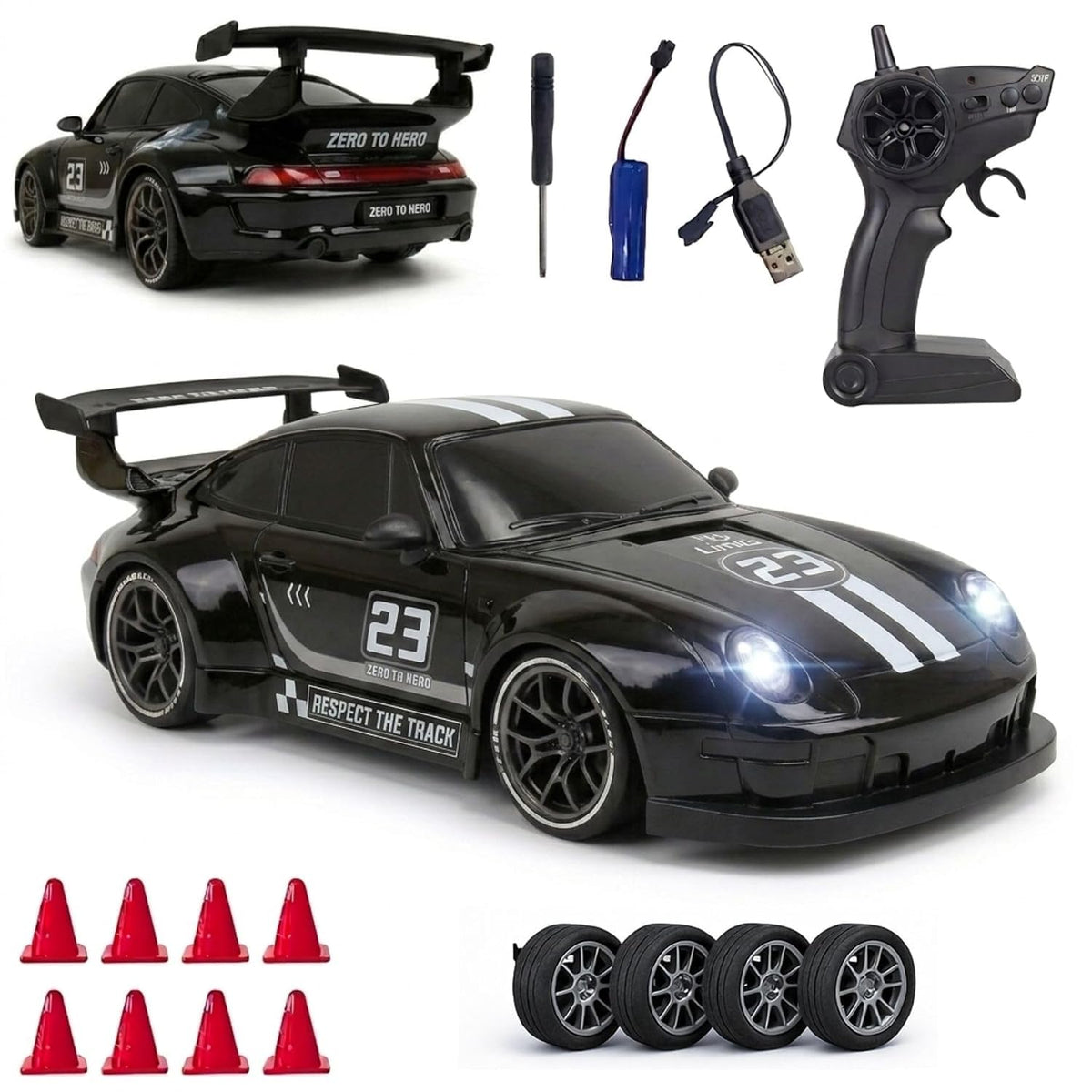 Porsche RC Drift Car Light & Sound