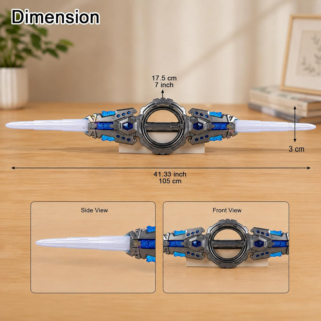 Fire Piral Sword Double Edged Rotating