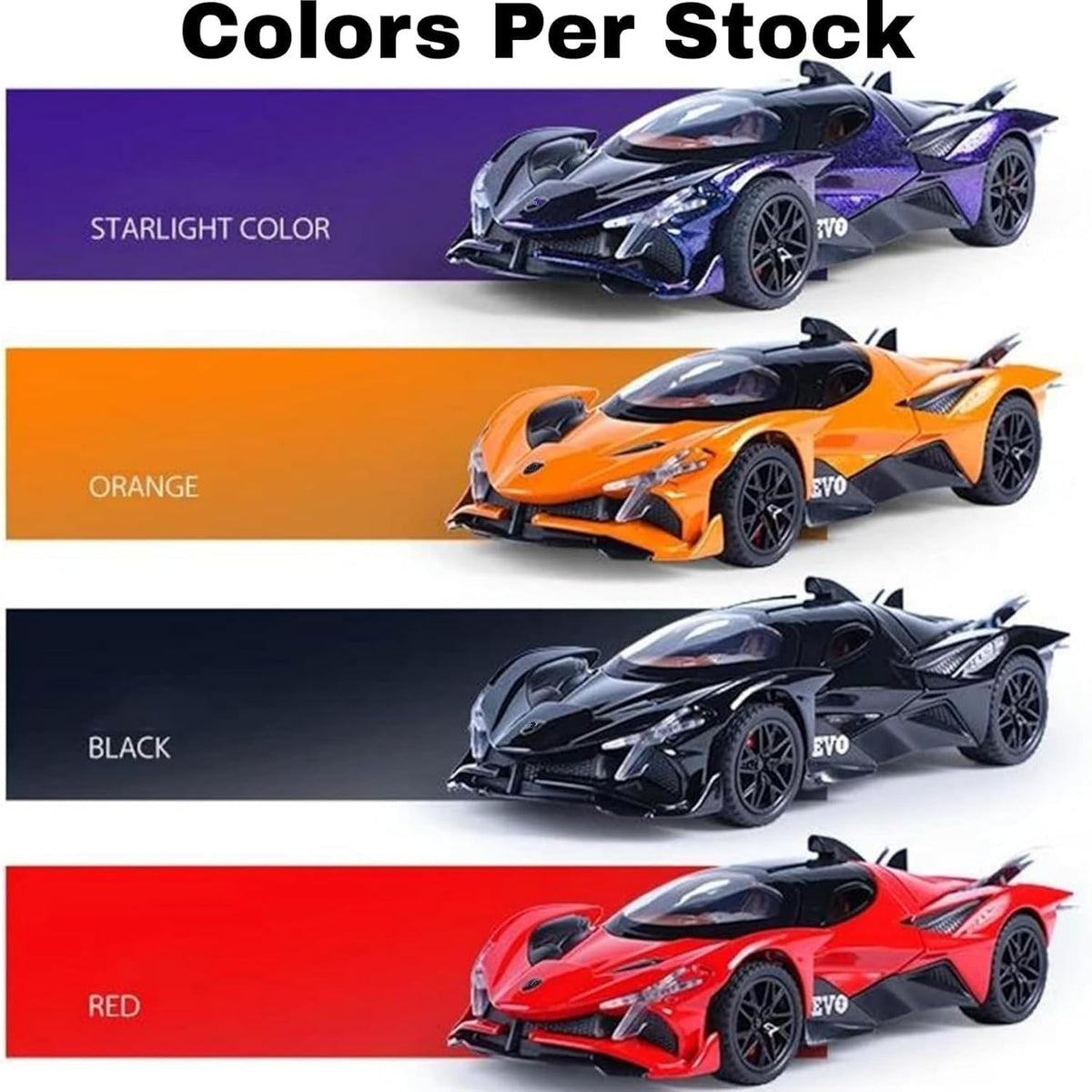 Apollo Evo Sports Scale Die Cast Supercar