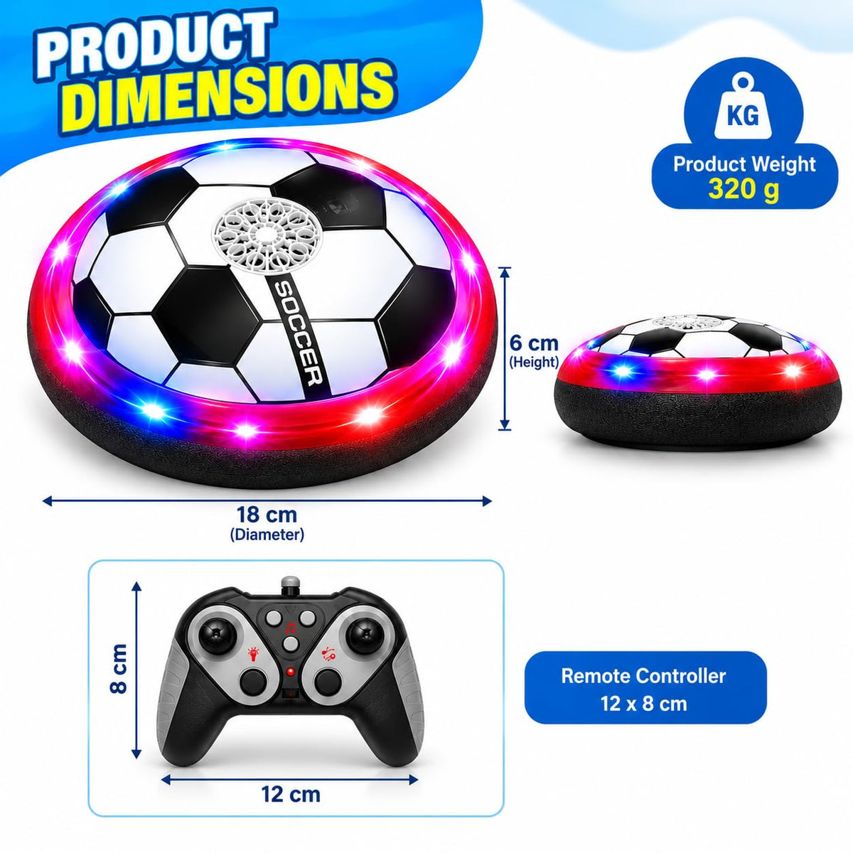 Bubble Car Remote Control Toy for Kids