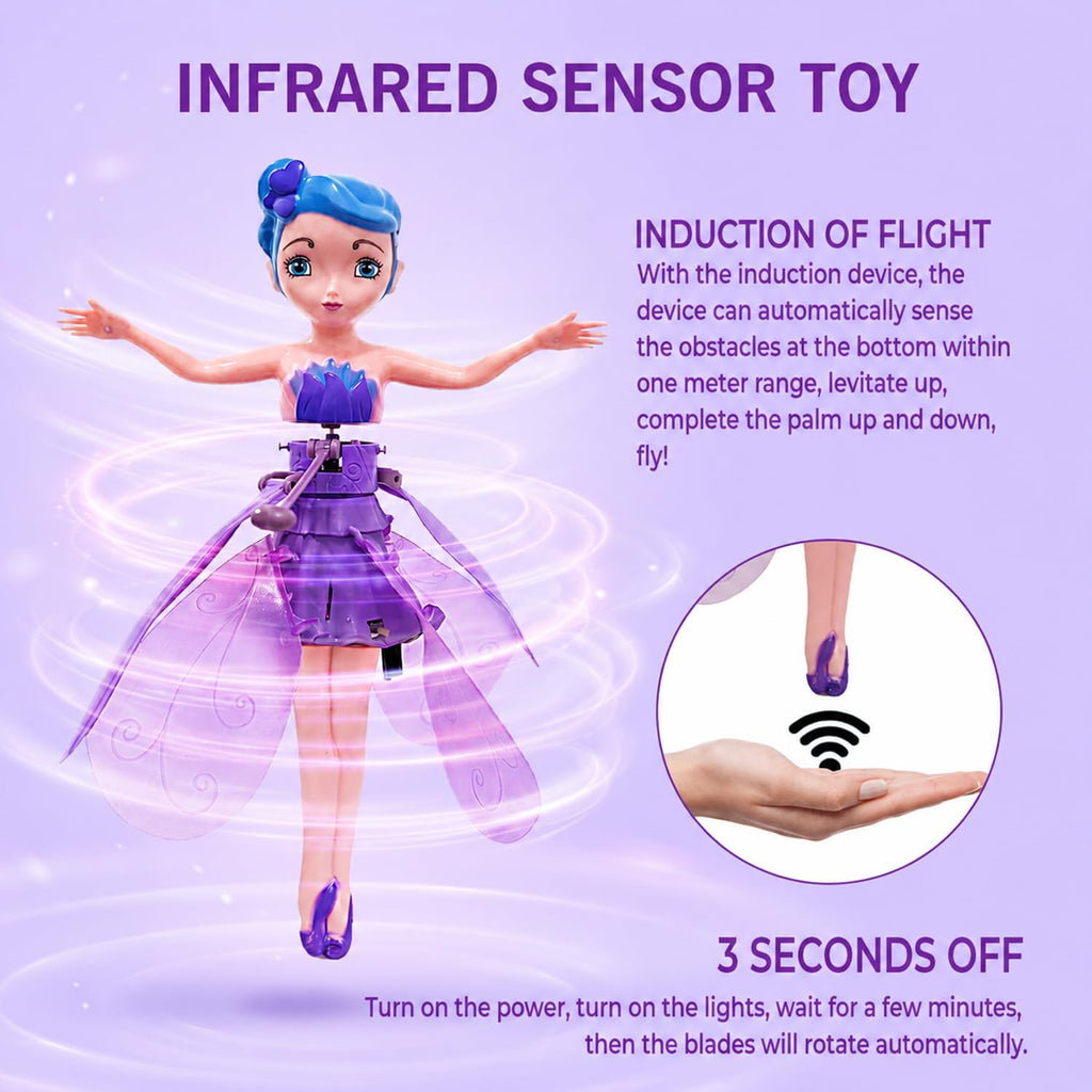 Trendy Magical Hand Sensor Control Flying  Doll For Girls