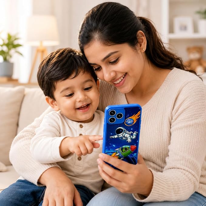 Educational Mobile Phone Toy with, Music & Games Flash Card