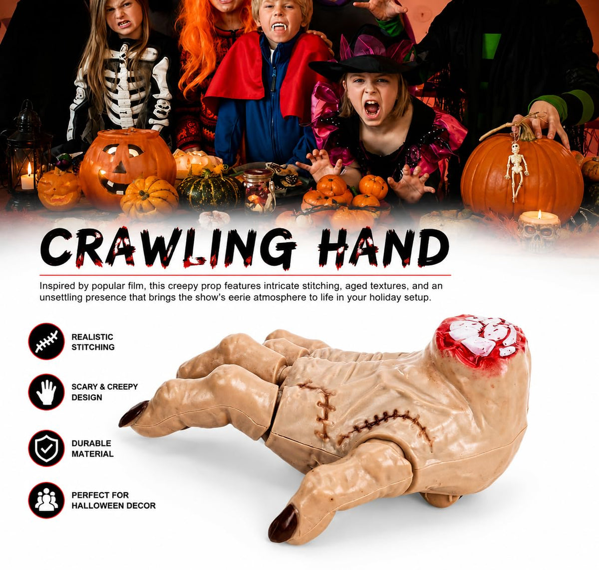 Remote Control Walking Zombie Hand Toy