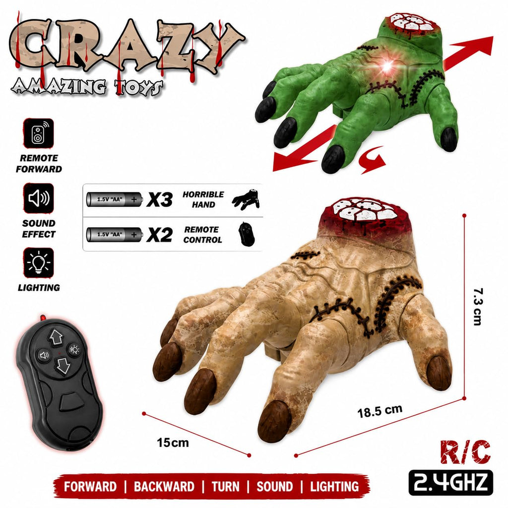 Remote Control Walking Zombie Hand Toy