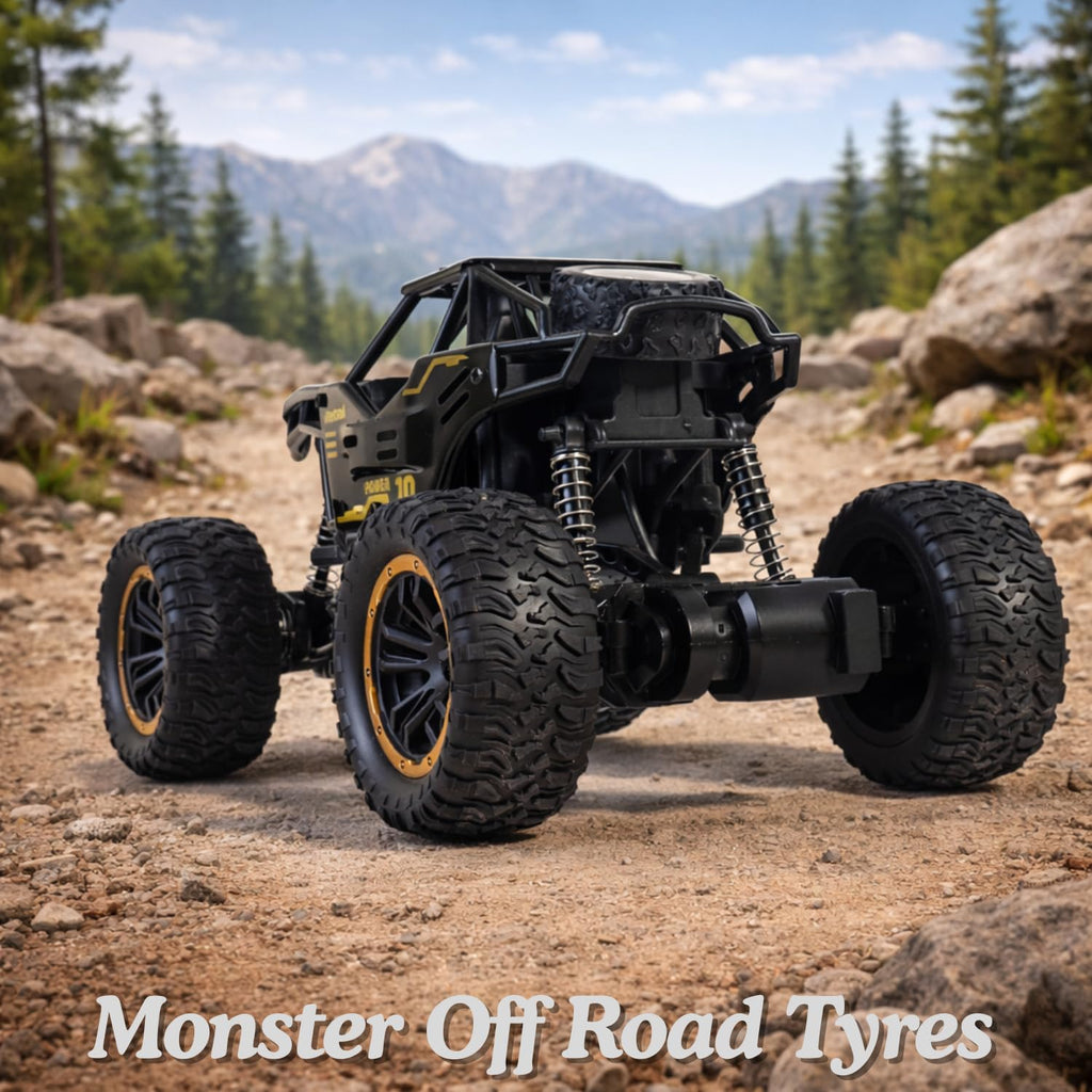 Rock Crawler Car with Smoke Offroader Rc Car High Speed 5 Functions 1:16 RC Car with Smoke Fog Styled Climbing Monster Truck Rechargeable Remote Control Car for Kids