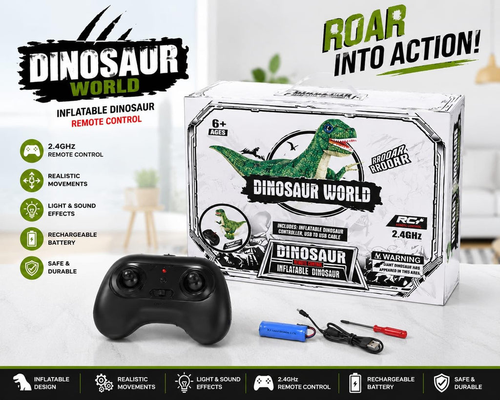 Remote Control Inflatable Dinosaur
