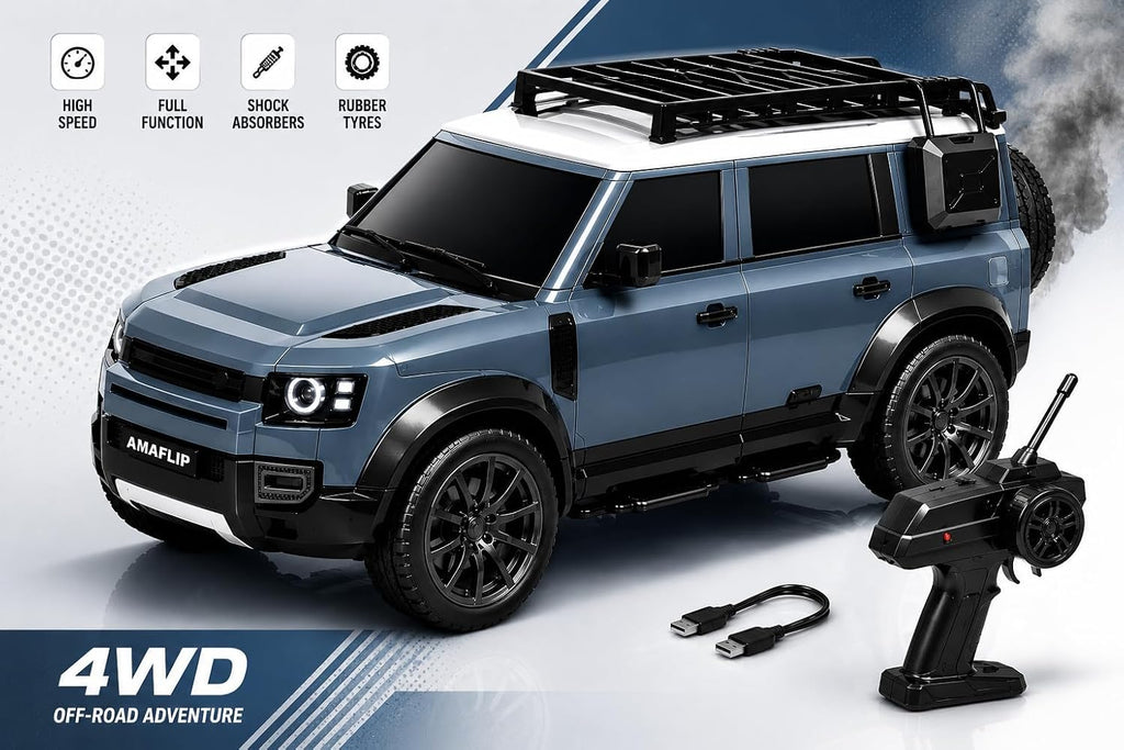 SUV Defender Remote Control Smoke RC Car