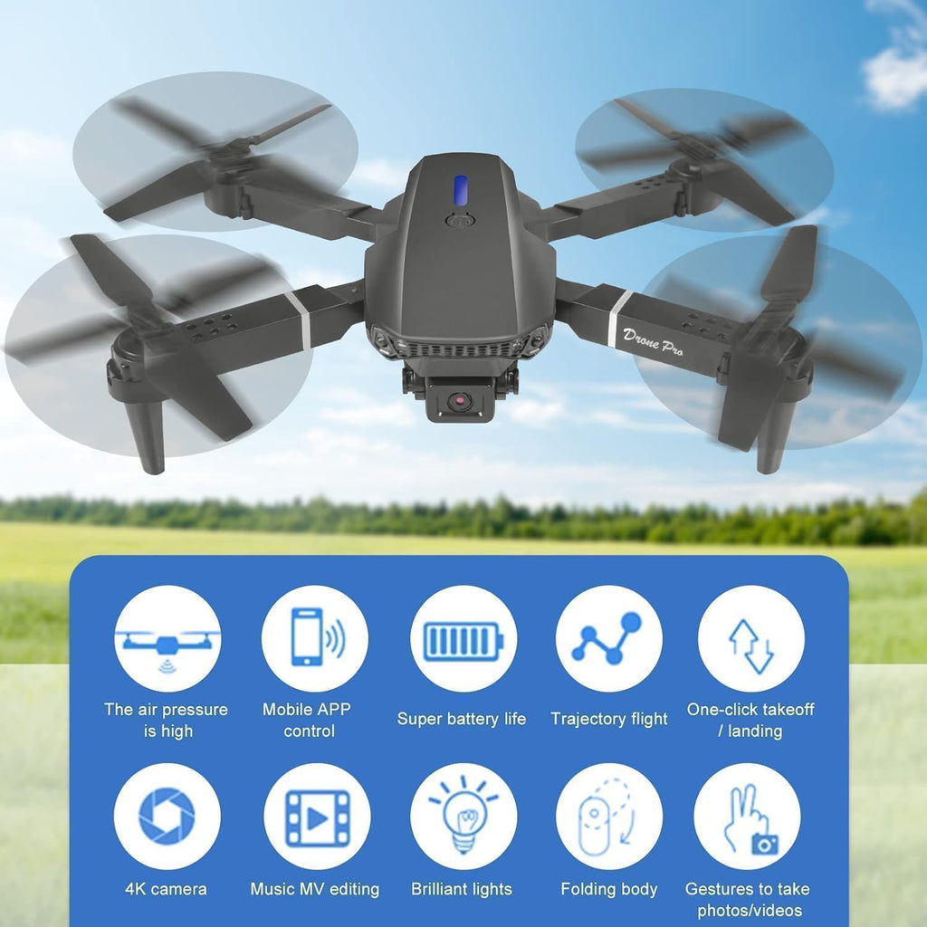 E-88 Drone Pro Max Black