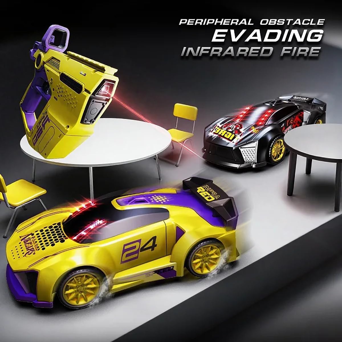 Infrared Launcher Gun Racing Car