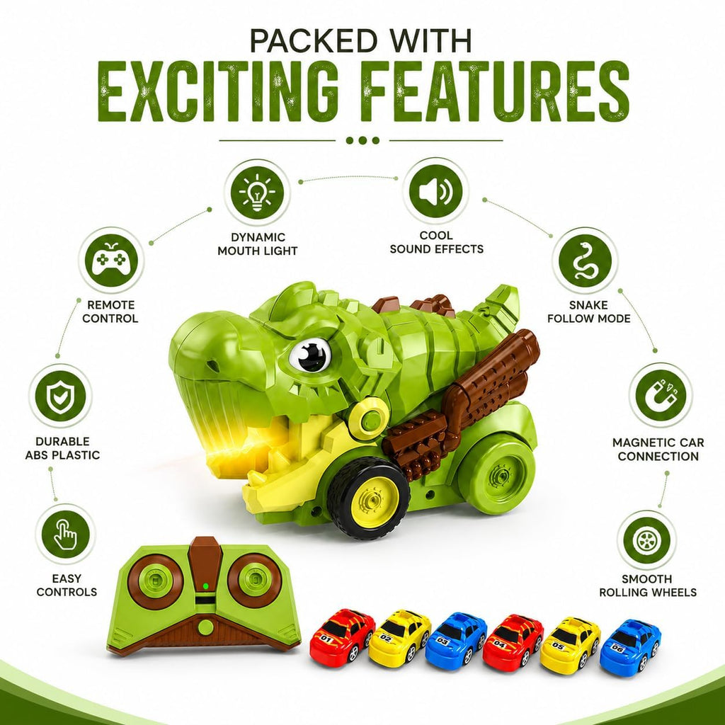 Remote Control Dinosaur Car Toy