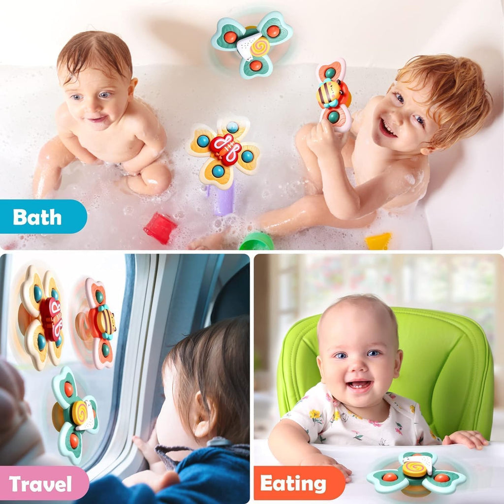 Baby Bath Toys Spinner Toy 3 PCS