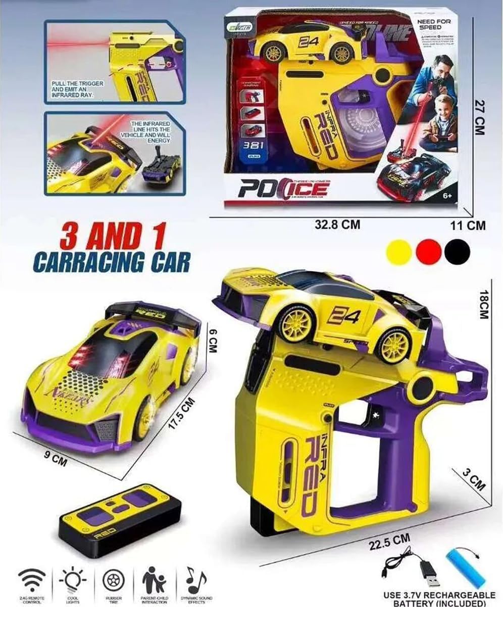 Infrared Launcher Gun Racing Car